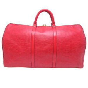 Louis Vuitton Keepall Boston Bag Epi Red
